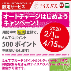 ナイスパス/オートチャージはじめようキャンペーン実施中♪